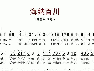 海纳百川 廖昌永